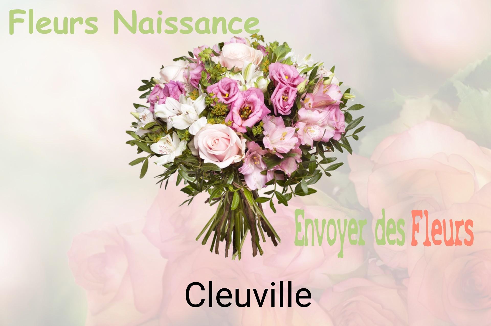 Bouquet de fleurs de naissance livré à Cleuville